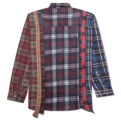 Flannel Shirt 7 Cuts Reflection Shirt - Assorted