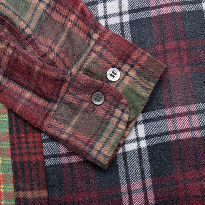 Flannel Shirt 7 Cuts Reflection Shirt - Assorted