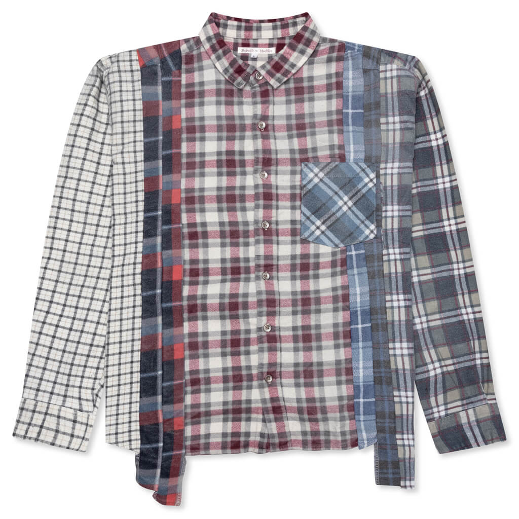 Flannel Shirt 7 Cuts Reflection Shirt - Assorted