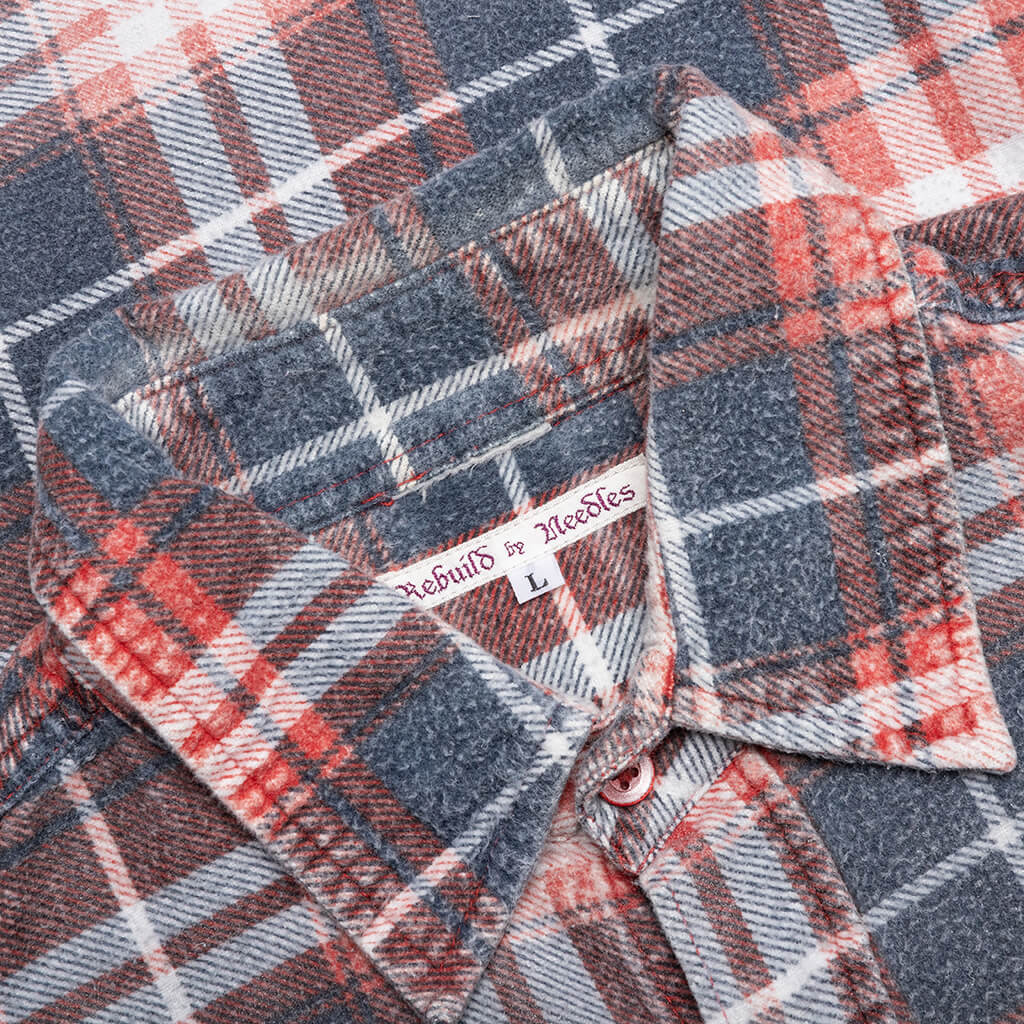 Flannel Shirt 7 Cuts Reflection Shirt - Assorted