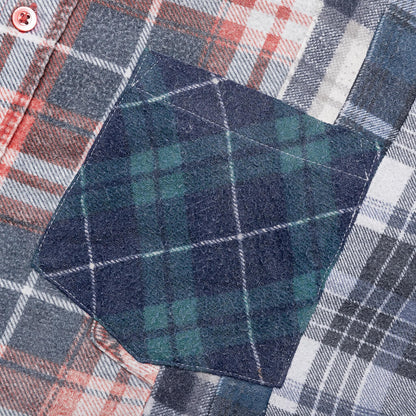 Flannel Shirt 7 Cuts Reflection Shirt - Assorted
