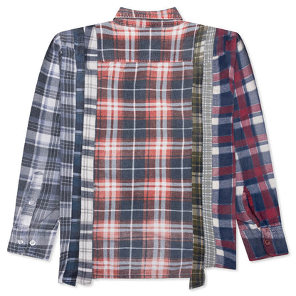 Flannel Shirt 7 Cuts Reflection Shirt - Assorted