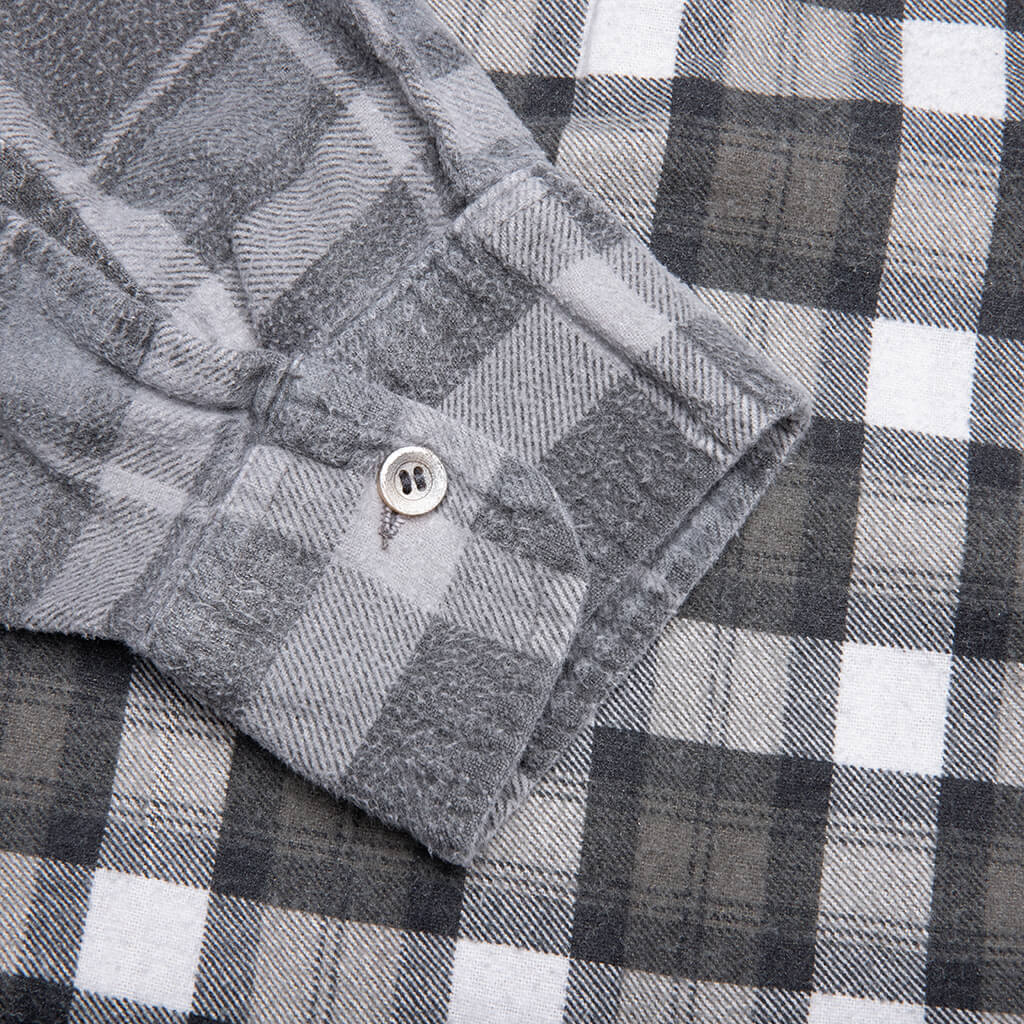 Flannel Shirt 7 Cuts Wide Reflection Shirt - Assorted