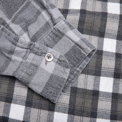 Flannel Shirt 7 Cuts Wide Reflection Shirt - Assorted