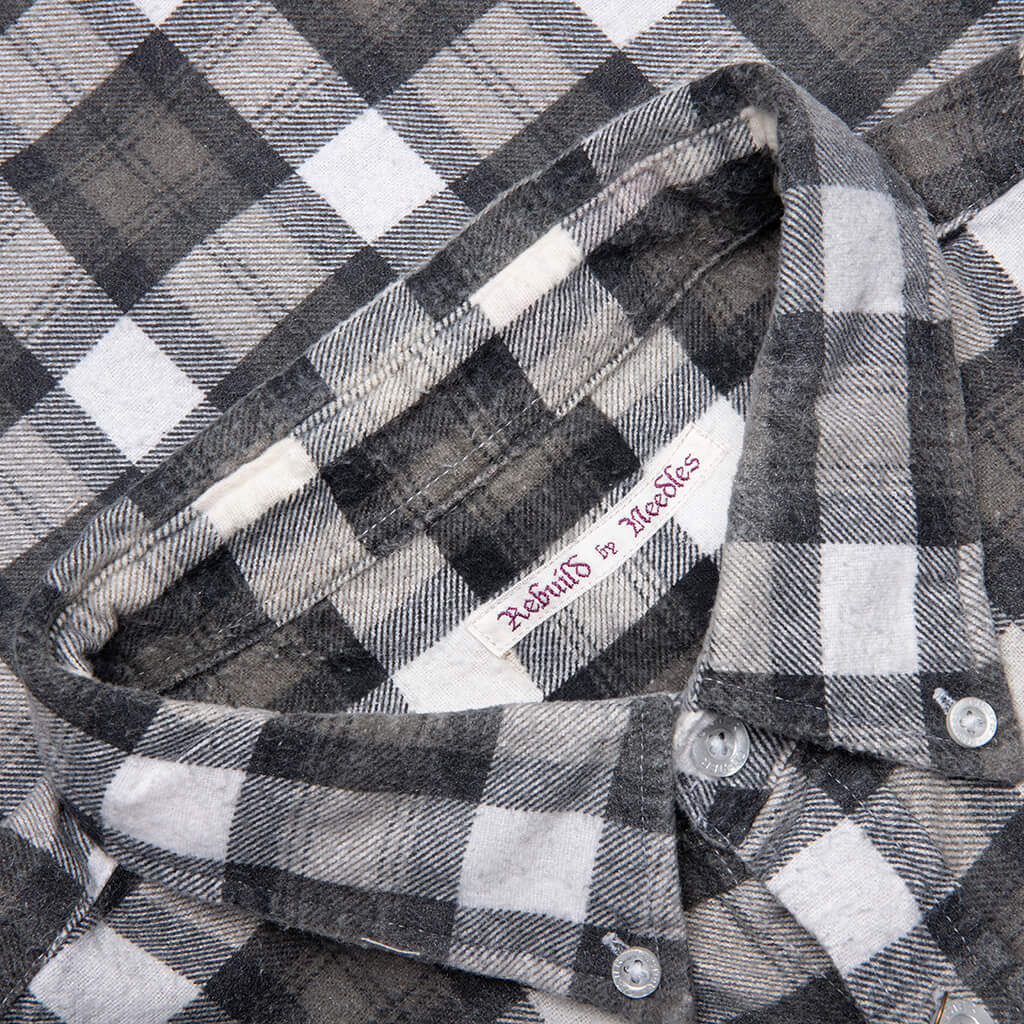 Flannel Shirt 7 Cuts Wide Reflection Shirt - Assorted