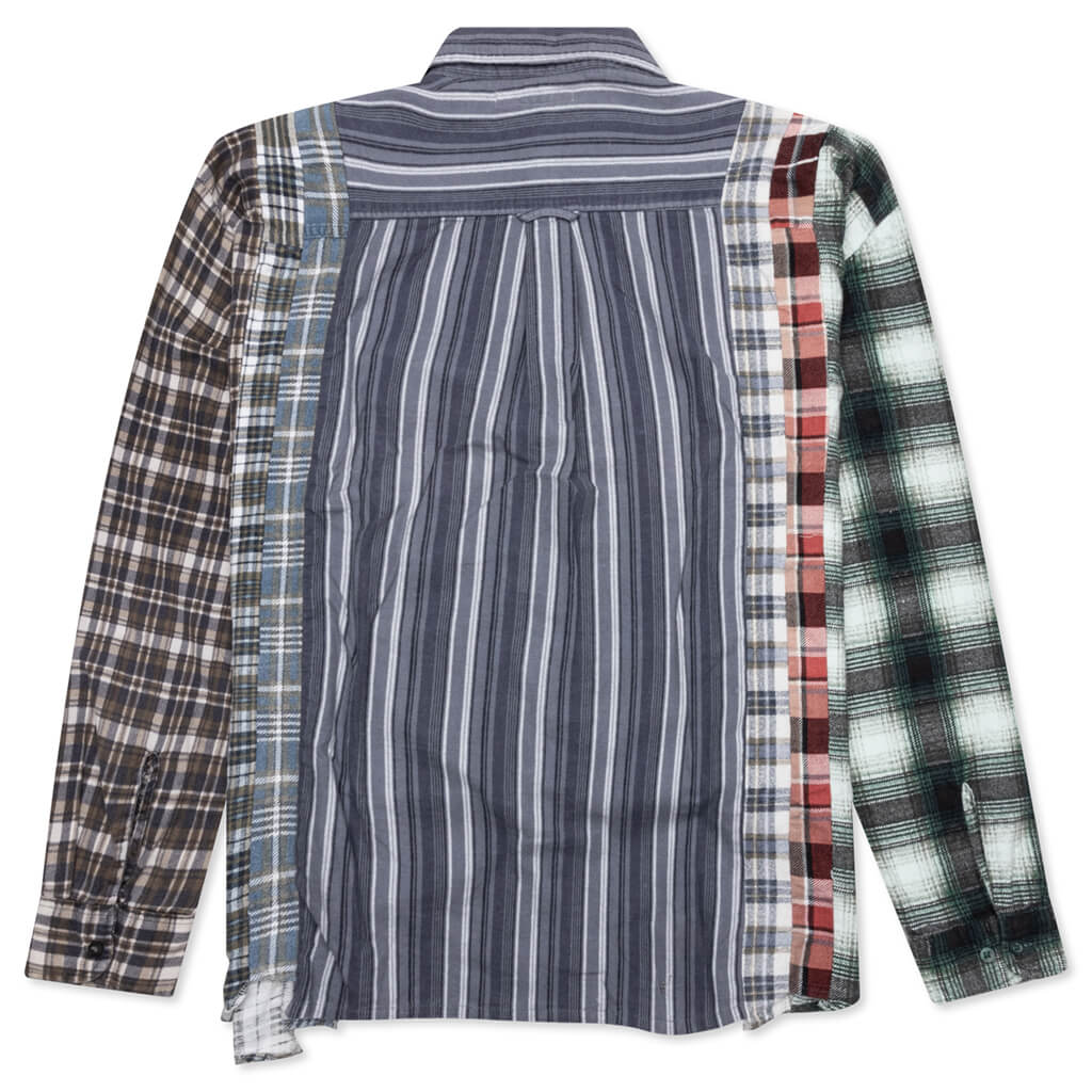 Flannel Shirt 7 Cuts Wide Shirt - Assorted