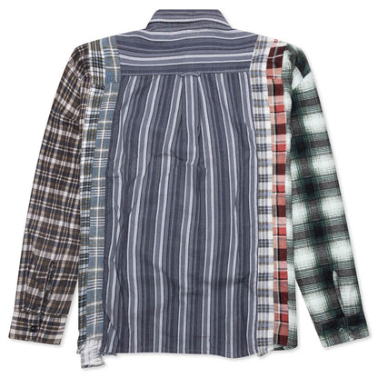Flannel Shirt 7 Cuts Wide Shirt - Assorted