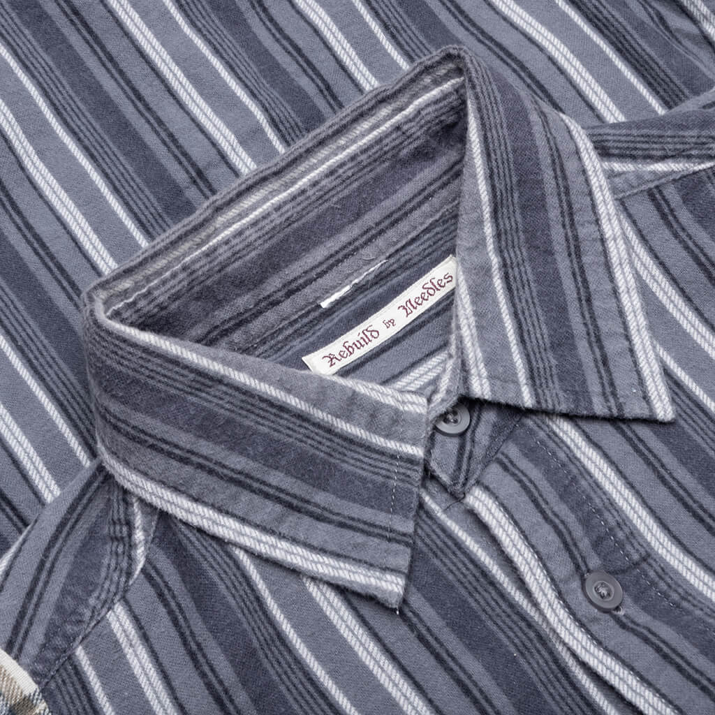 Flannel Shirt 7 Cuts Wide Shirt - Assorted
