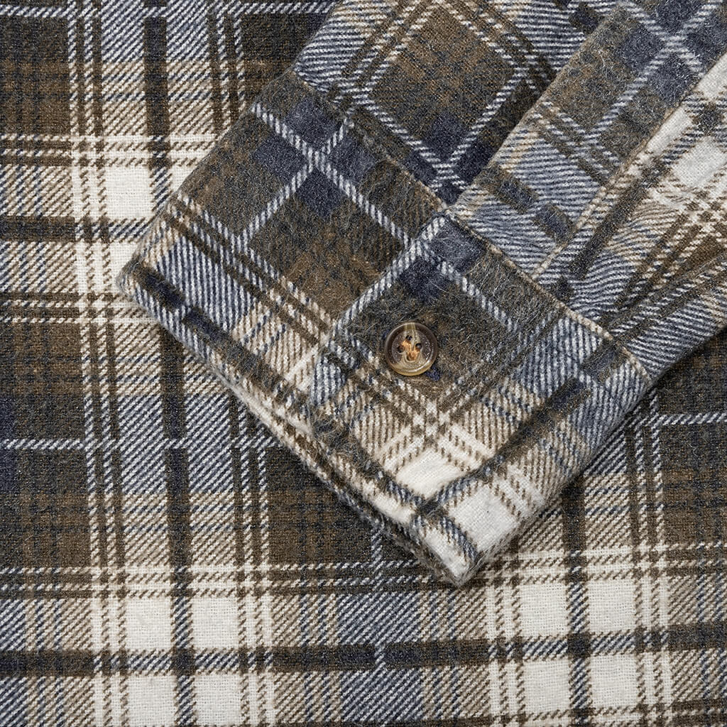 Flannel Shirt Ribbon Reflection Shirt - Assorted