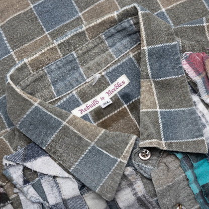 Flannel Shirt Ribbon Reflection Shirt - Assorted