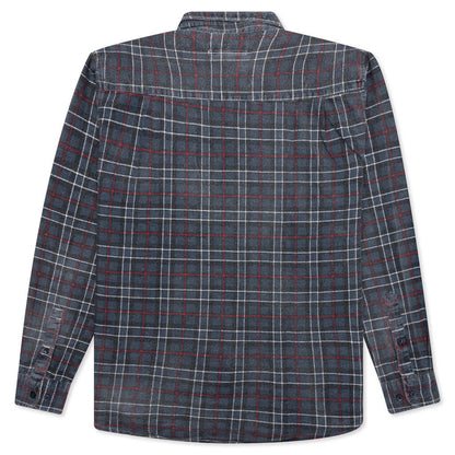 Flannel Shirt Ribbon Reflection Shirt - Assorted