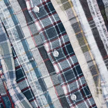 Flannel Shirt Ribbon Reflection Shirt - Assorted