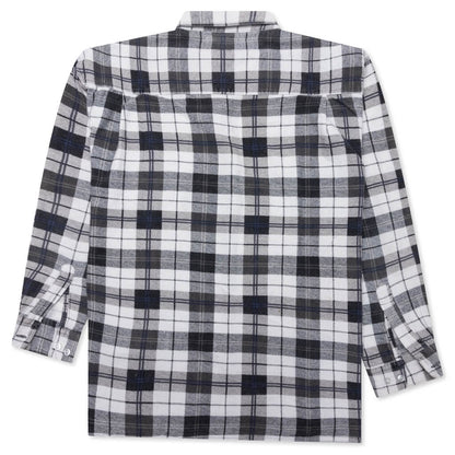 Flannel Shirt Ribbon Shirt - Assorted