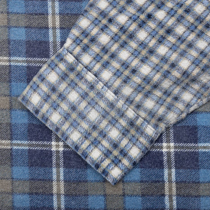 Flannel Shirt Ribbon Wide Reflection Shirt - Assorted