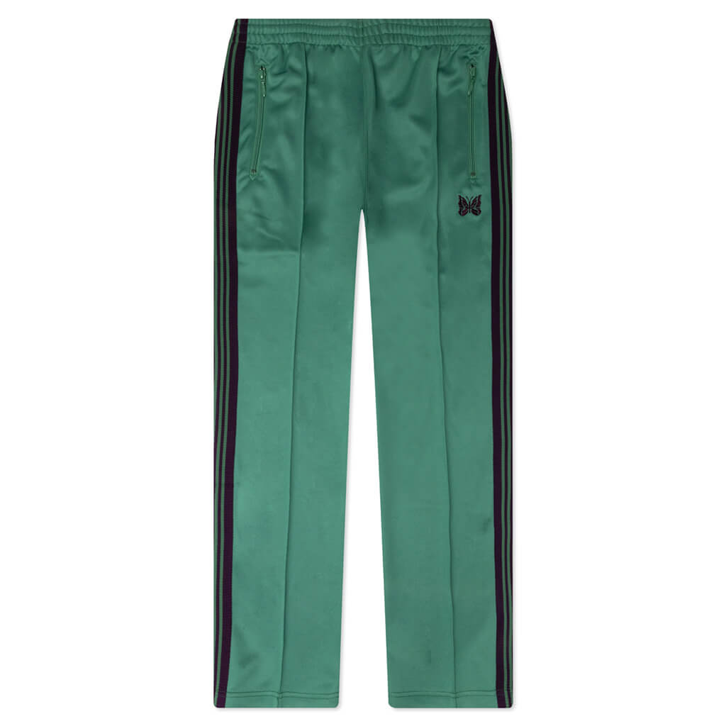 Narrow Track Pant Poly Smooth - Emerald