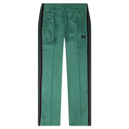 Narrow Track Pant Poly Smooth - Emerald