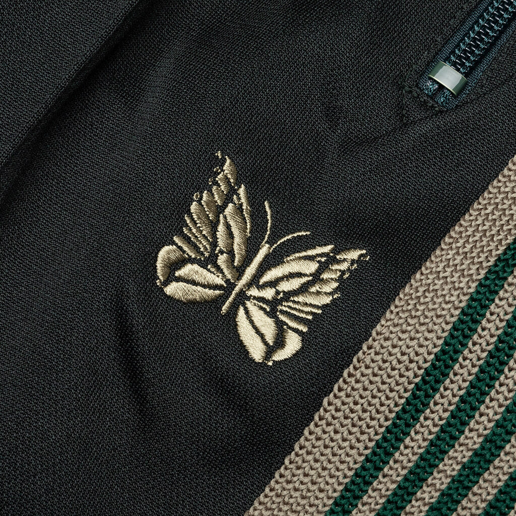 Poly Smooth Narrow Track Pant - Dark Green
