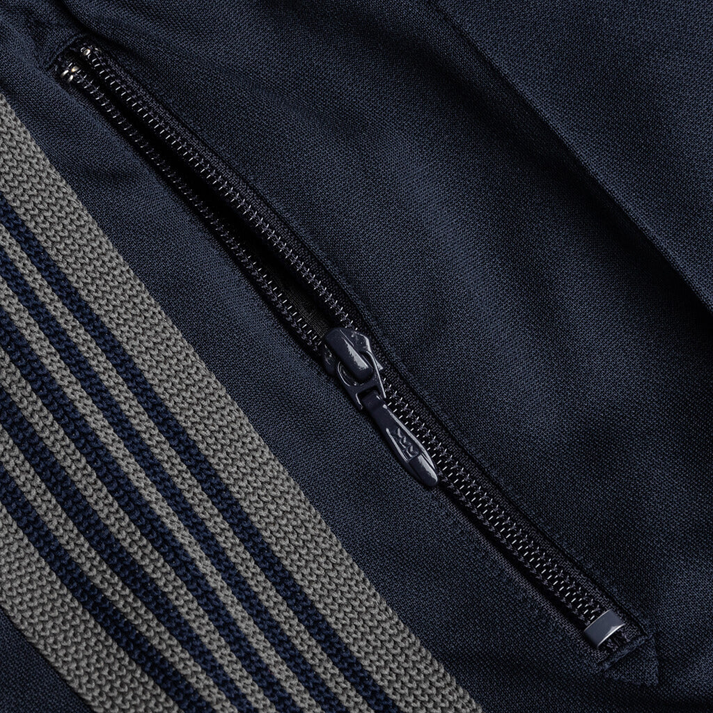 Poly Smooth Narrow Track Pant - Navy
