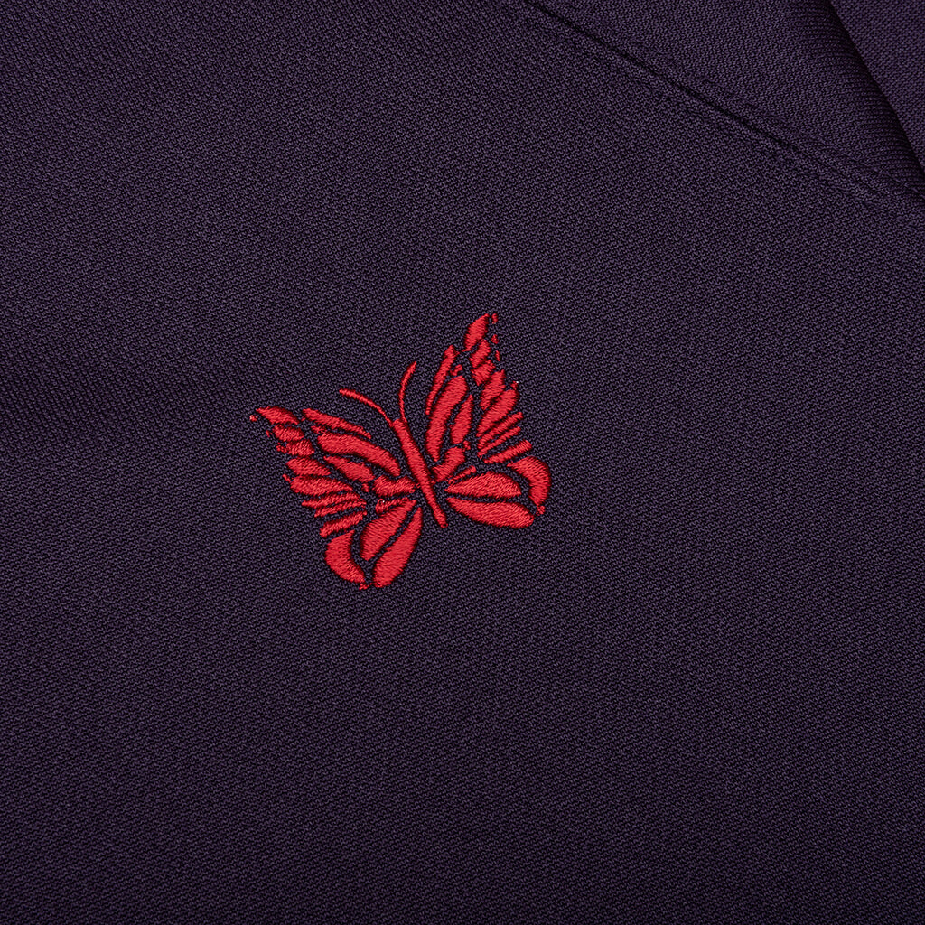 Poly Smooth Track Crew Neck Shirt - Purple