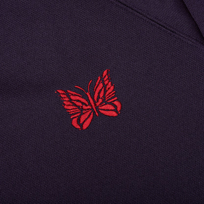 Poly Smooth Track Crew Neck Shirt - Purple