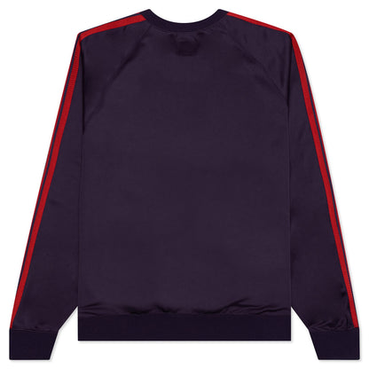 Poly Smooth Track Crew Neck Shirt - Purple
