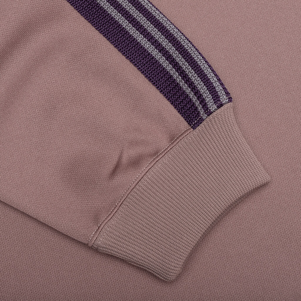 Poly Smooth Track Crew Neck Shirt - Taupe