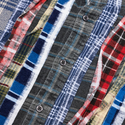 Ribbon Flannel Shirt - Forest/Navy