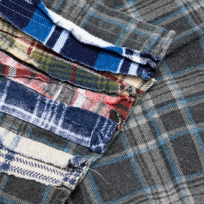 Ribbon Flannel Shirt - Forest/Navy