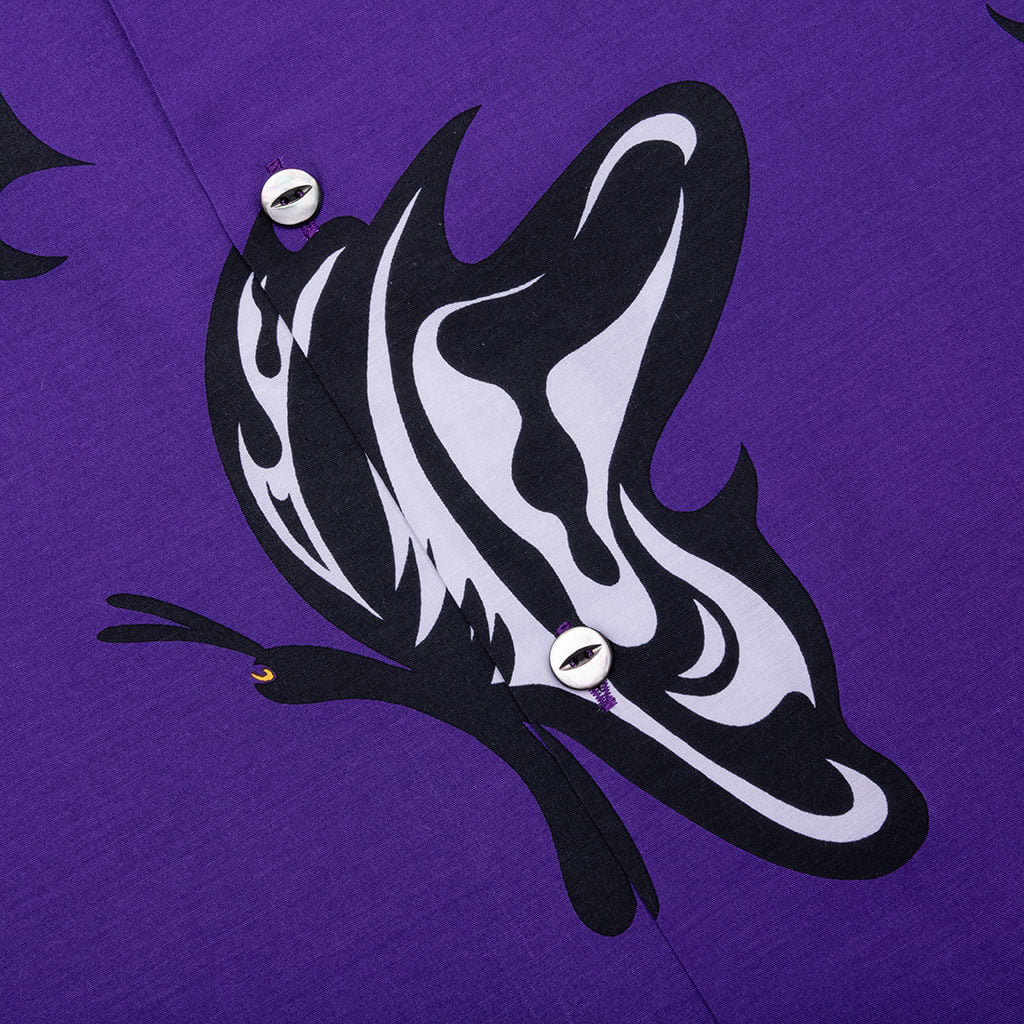 Needles x Kae Tanaka Kt Papillon S/S One-Up Shirt - Purple