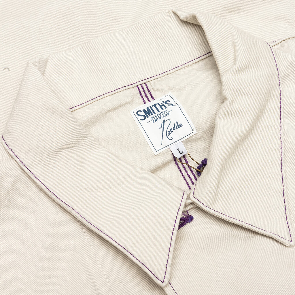Needles x SMITH'S Cotton Twill Coverall - Beige