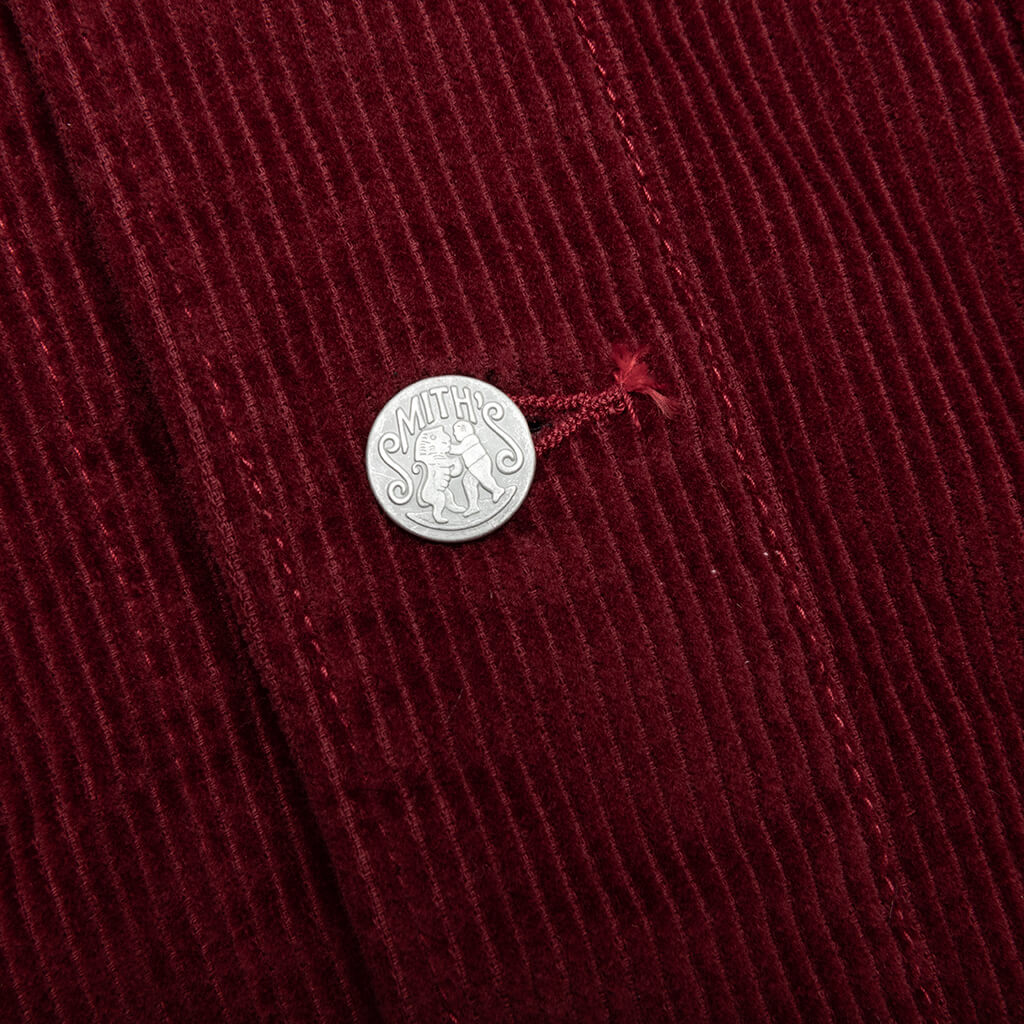 Needles x SMITH'S Coverall 8W Corduroy - Red