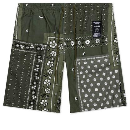 Bandana Chopped Short - Olive Drab