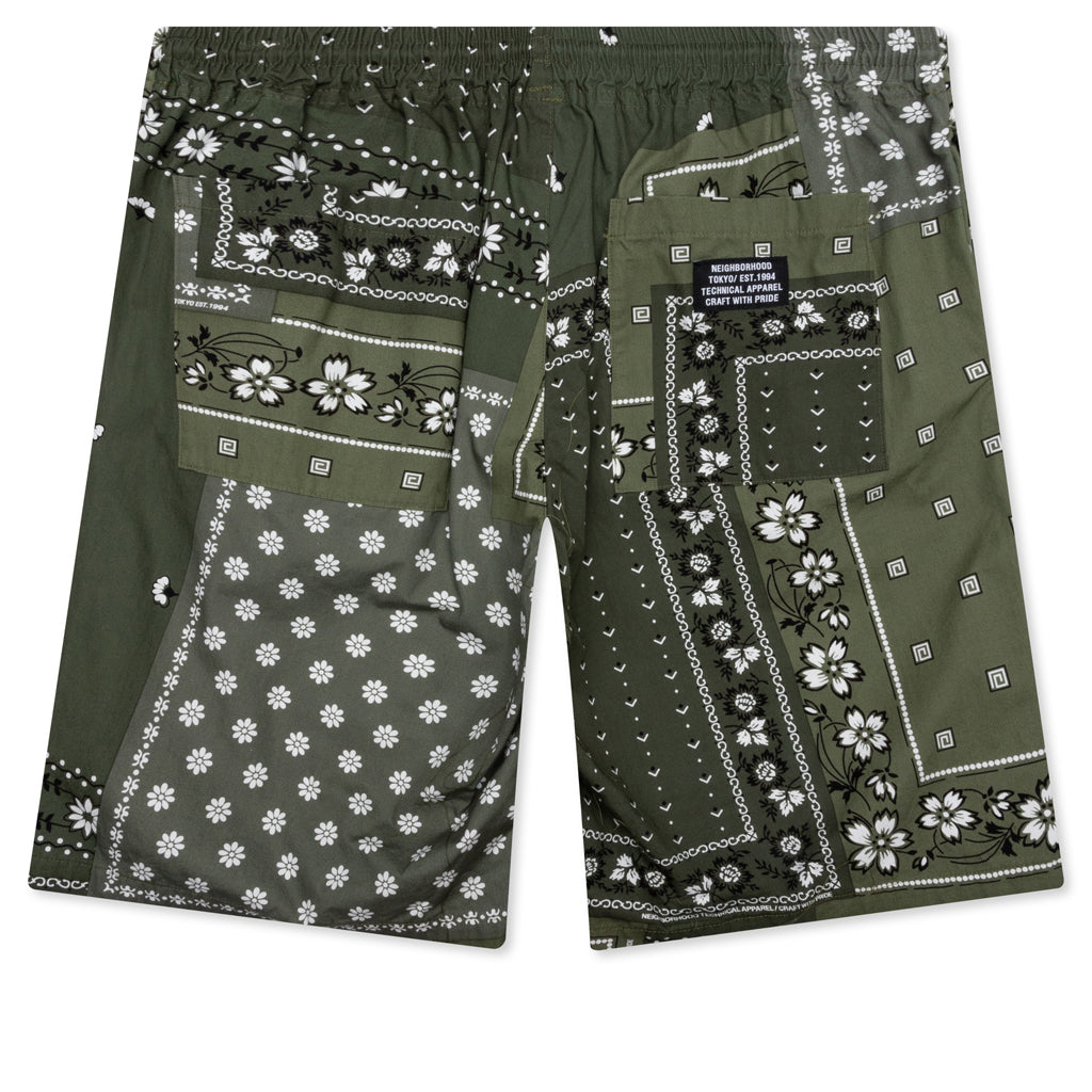 Bandana Chopped Short - Olive Drab