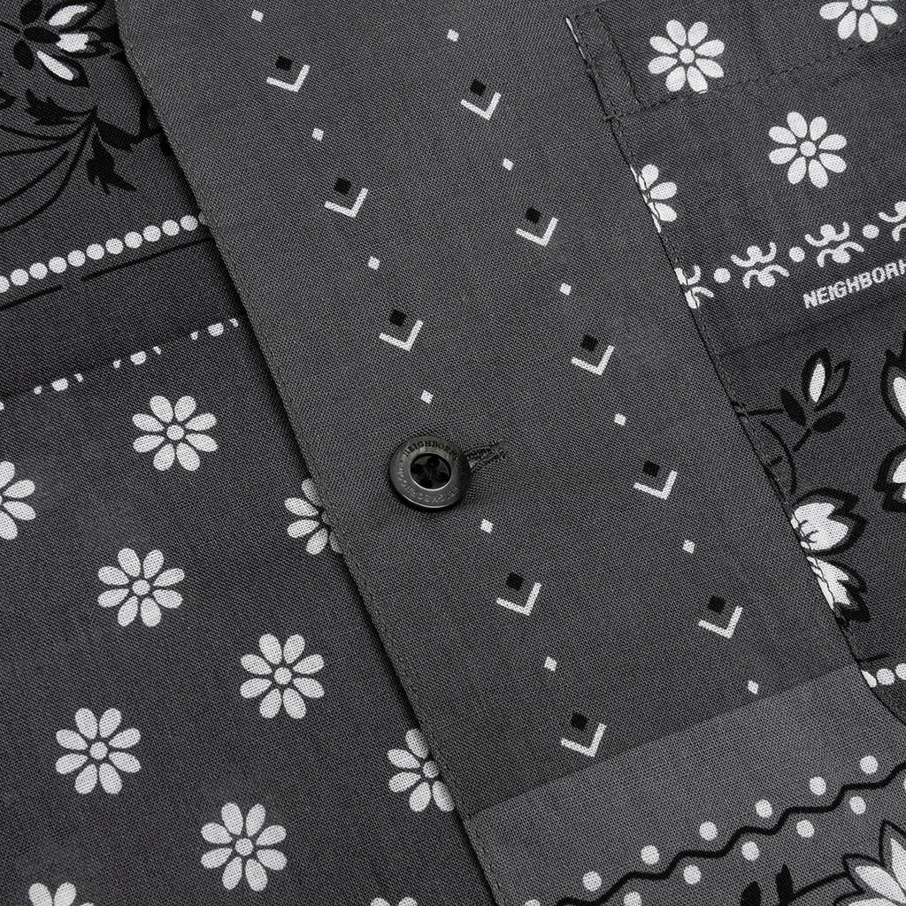 Bandana Chopped Shirt - Grey