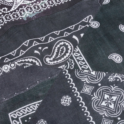Bandana Chopped L/S E-Shirt - Black