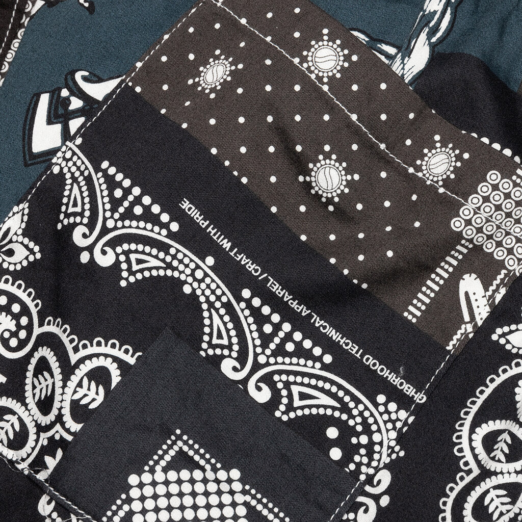 Bandana Shorts - Black