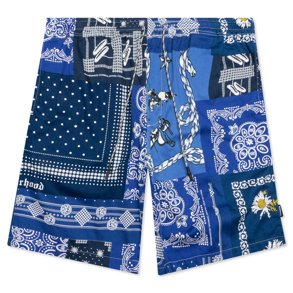 Bandana Shorts - Navy