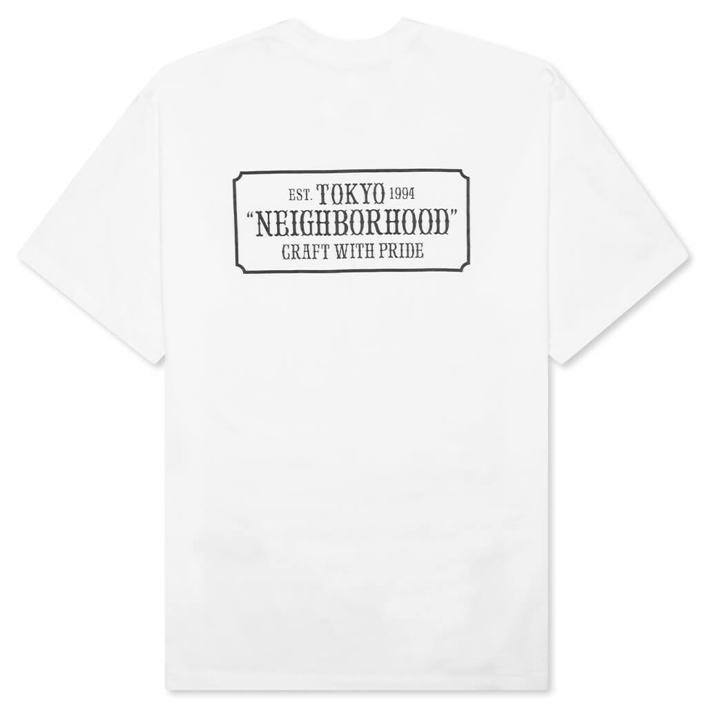 Bar & Shield S/S Tee - White