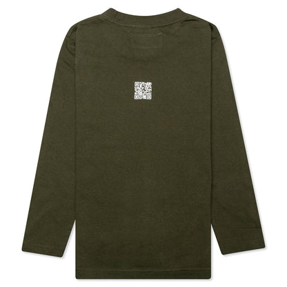 Kid's My Way L/S C-Tee - Olive Drab