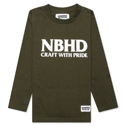 Kid's My Way L/S C-Tee - Olive Drab