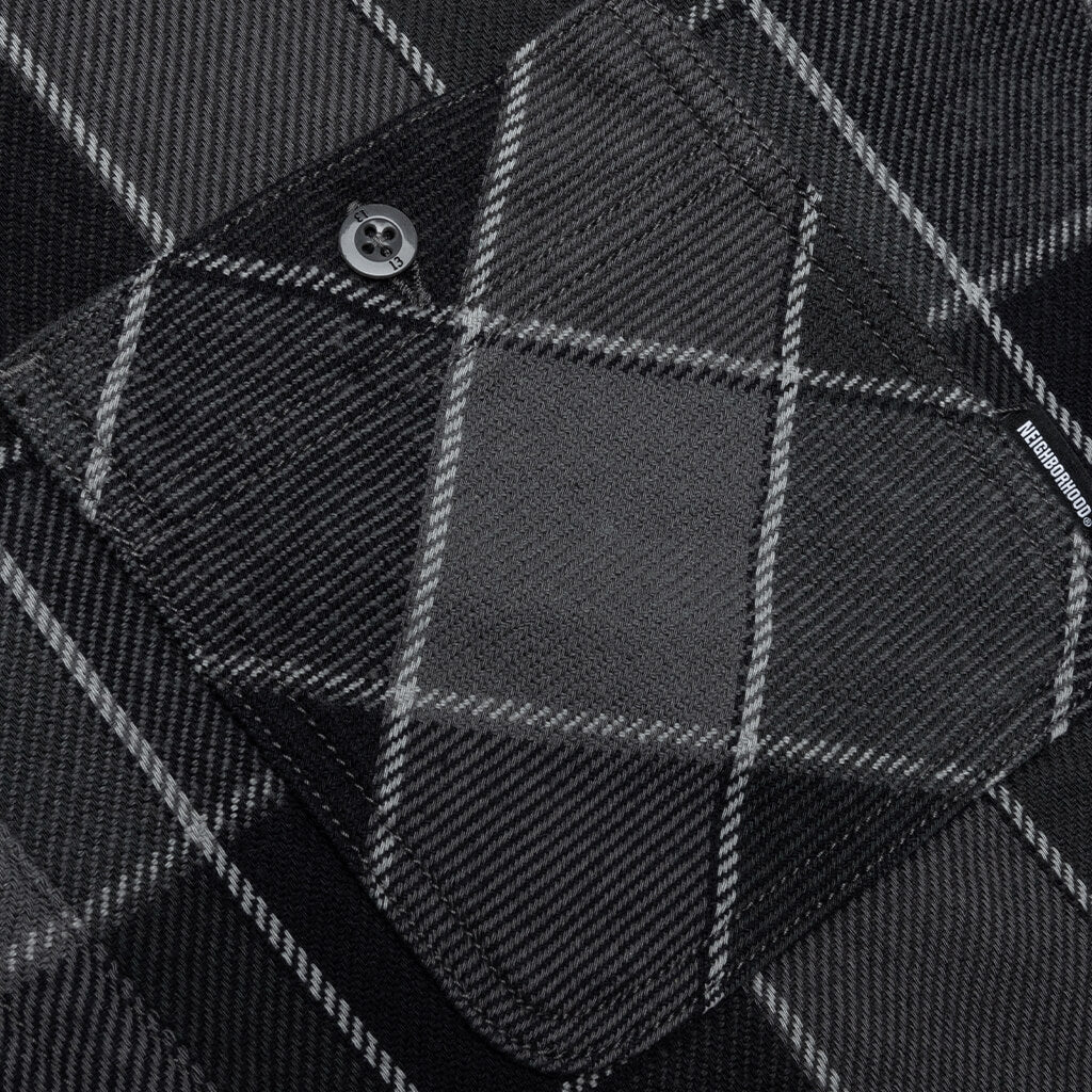 Nel Check Shirt - Black