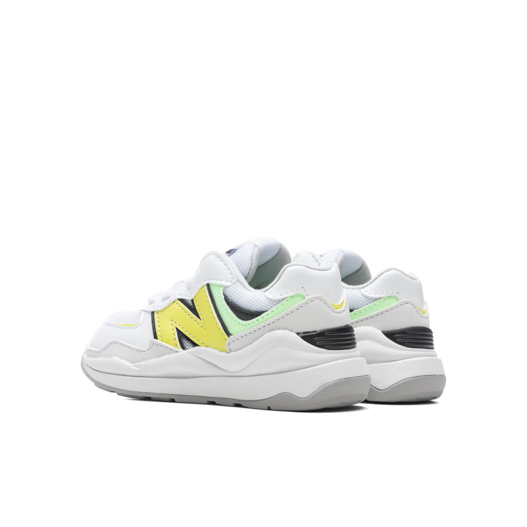 Toddler 57/40 - White/Lemonade