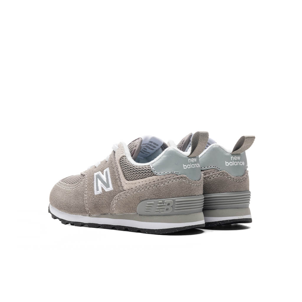 Toddler 574 Core Bungee - Grey/White