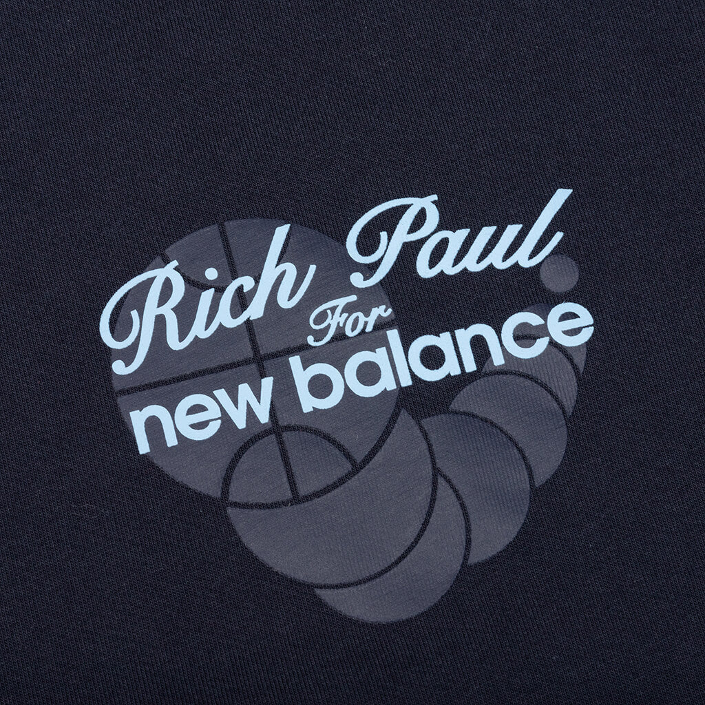 New Balance x Rich Paul S/S Tee - Navy