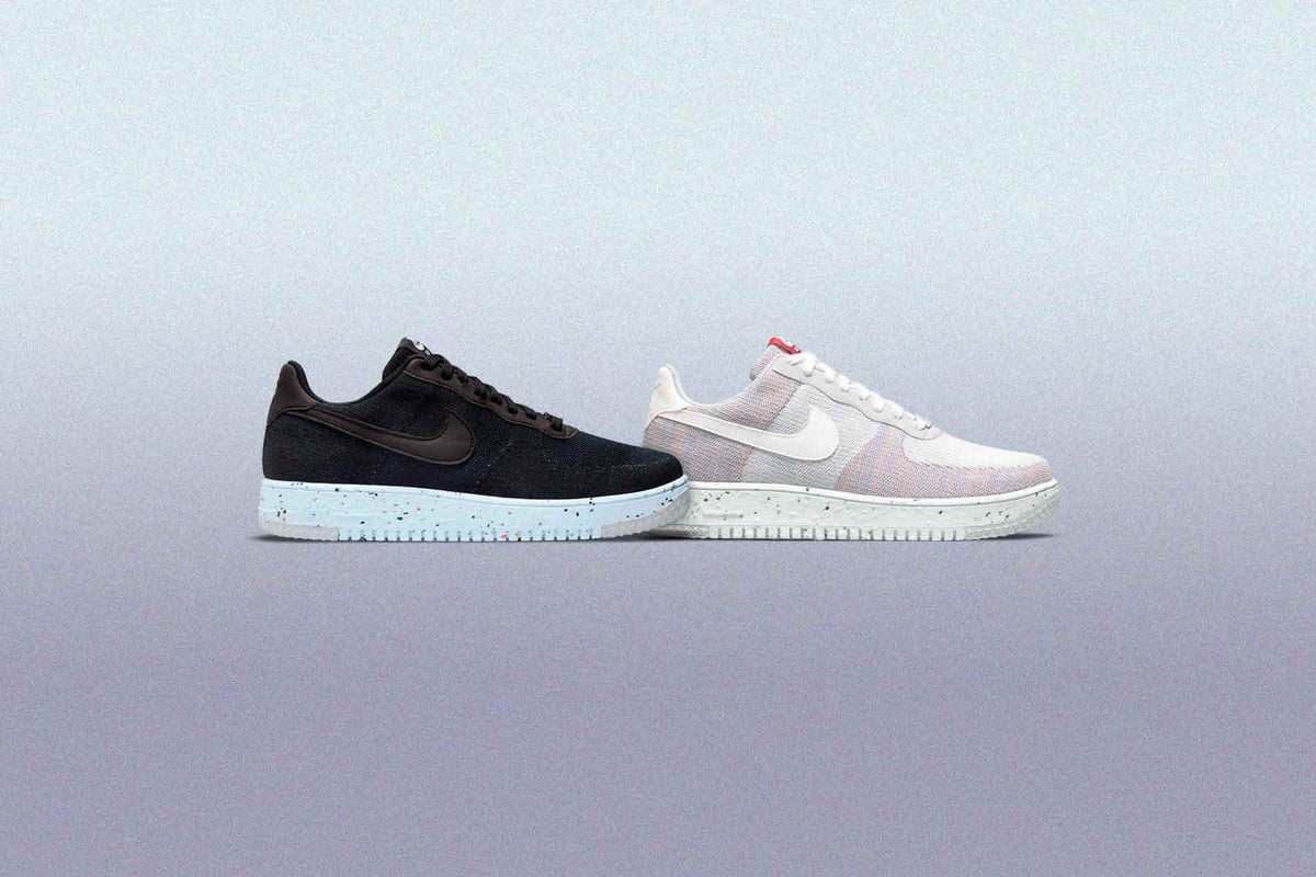 Air Force 1 Crater Flyknit - Wolf Grey/White