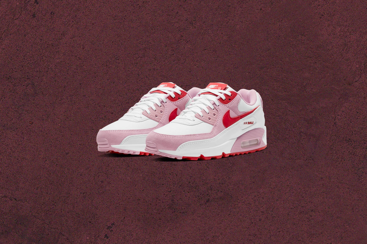 Women's Air Max 90 "V-Day" - White/University Red