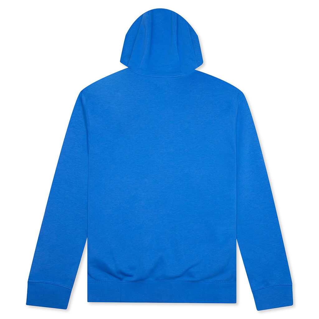 Sportswear Club Fleece Full-Zip Hoodie - Signal Blue/White