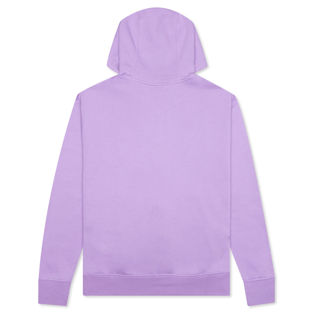 Sportswear Club Fleece Full-Zip Hoodie - Violet Star/White