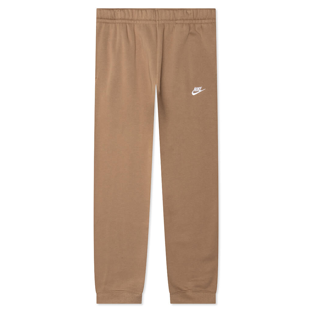Sportswear Club Fleece Joggers - Dark Driftwood/White