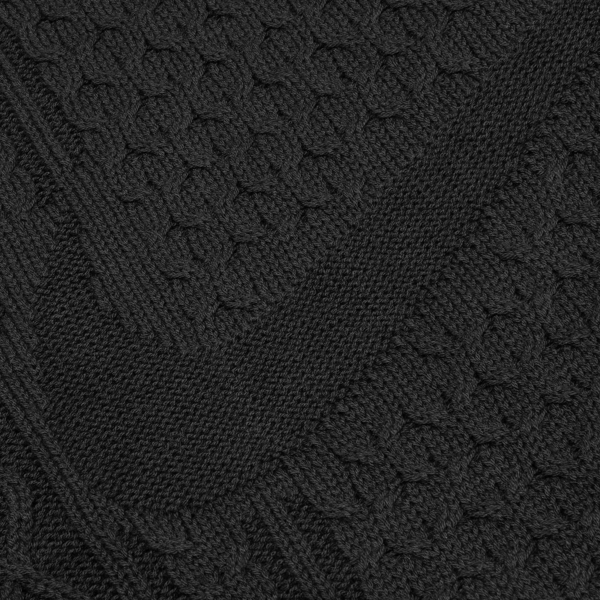 Nike Life Cable Knit Turtleneck Sweater - Black